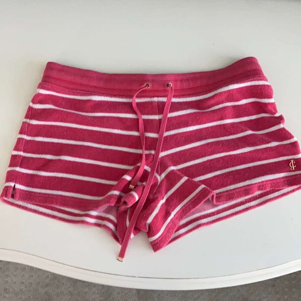 Juicy couture terry cloth shorts size M